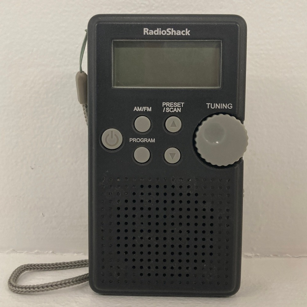 VTG Radio Shack Digital Pocket Radio Portable AMFM 1200587 Tested Works w/Manual - Picture 11 of 16